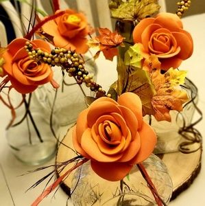 Fall decor centerpieces